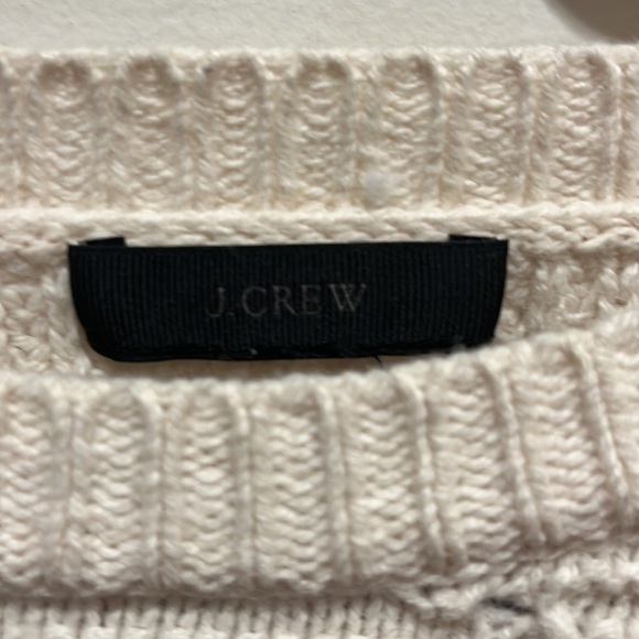 white medium j crew sweater - Picture 3 of 3
